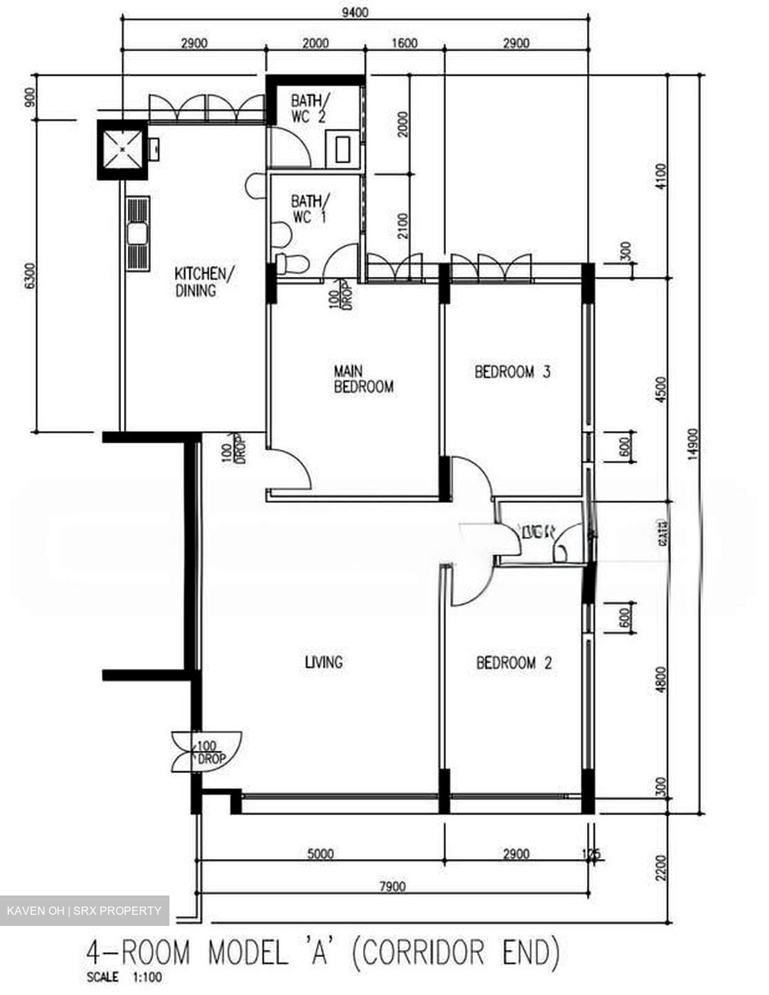 Blk 138 Lorong Ah Soo (Hougang), HDB 4 Rooms #547734491